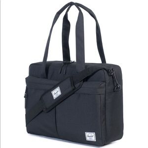 Herschel Gibson Blk Briefcase Comp bag New w tags